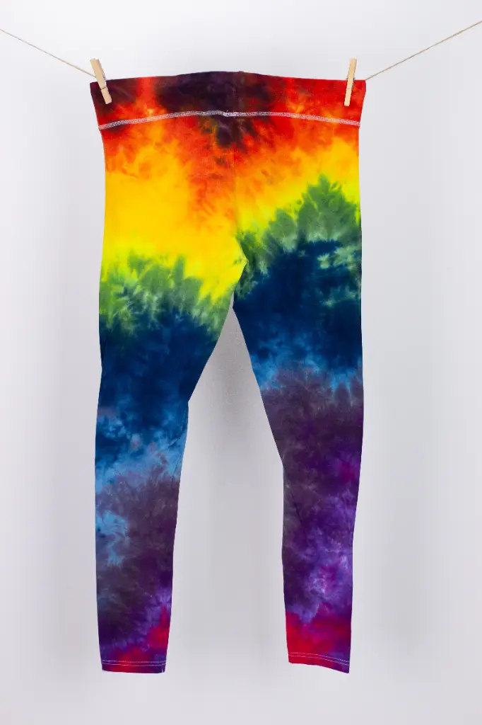 Deep Rainbow Cotton Leggings