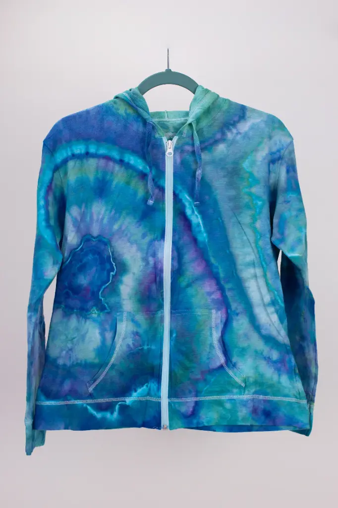 Blue Lagoon Light Cotton Zip-up
