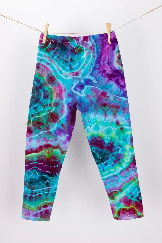 Electric Rainbow Capri Leggings   