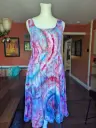 Hydrangea Fields Tank Dress with Pockets   