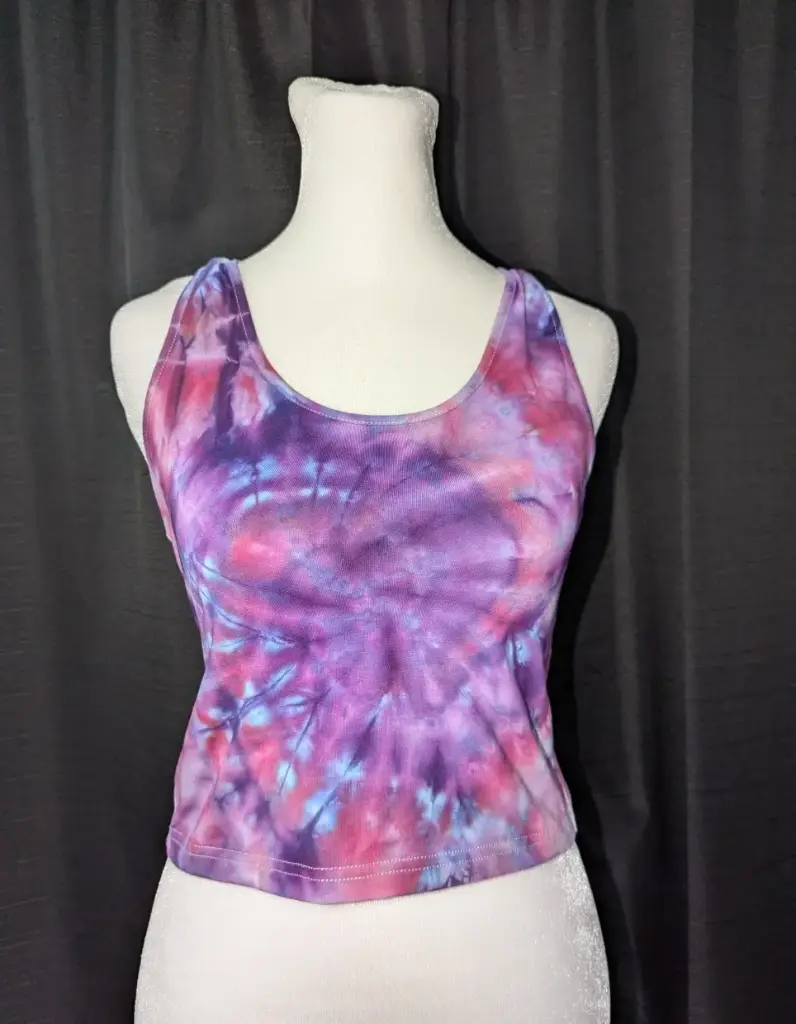 Cosmic Orchid Crop Tank  