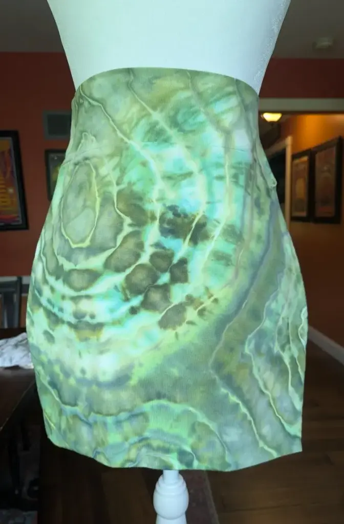 Mossy Agate Mini Skirt   