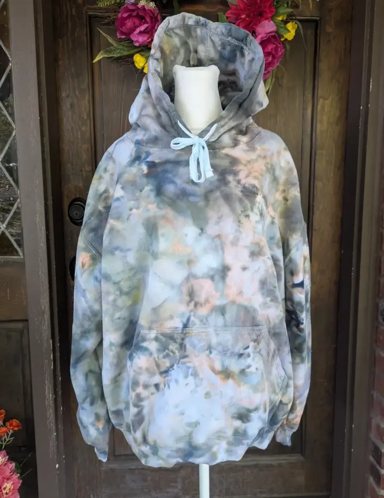 Smokey Pewter Quartz Cotton Blend Hoodie  