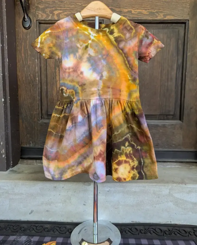 Autumn Skies Toddler Dress 