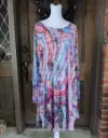 SOLD: for Melinda Strawberry Skies Long sleeve dress with pockets 