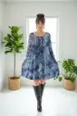 Winter Queen Long sleeve dress with pockets 