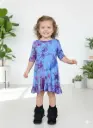 Wild Iris Toddler  Bamboo Twirl Dress with shorts