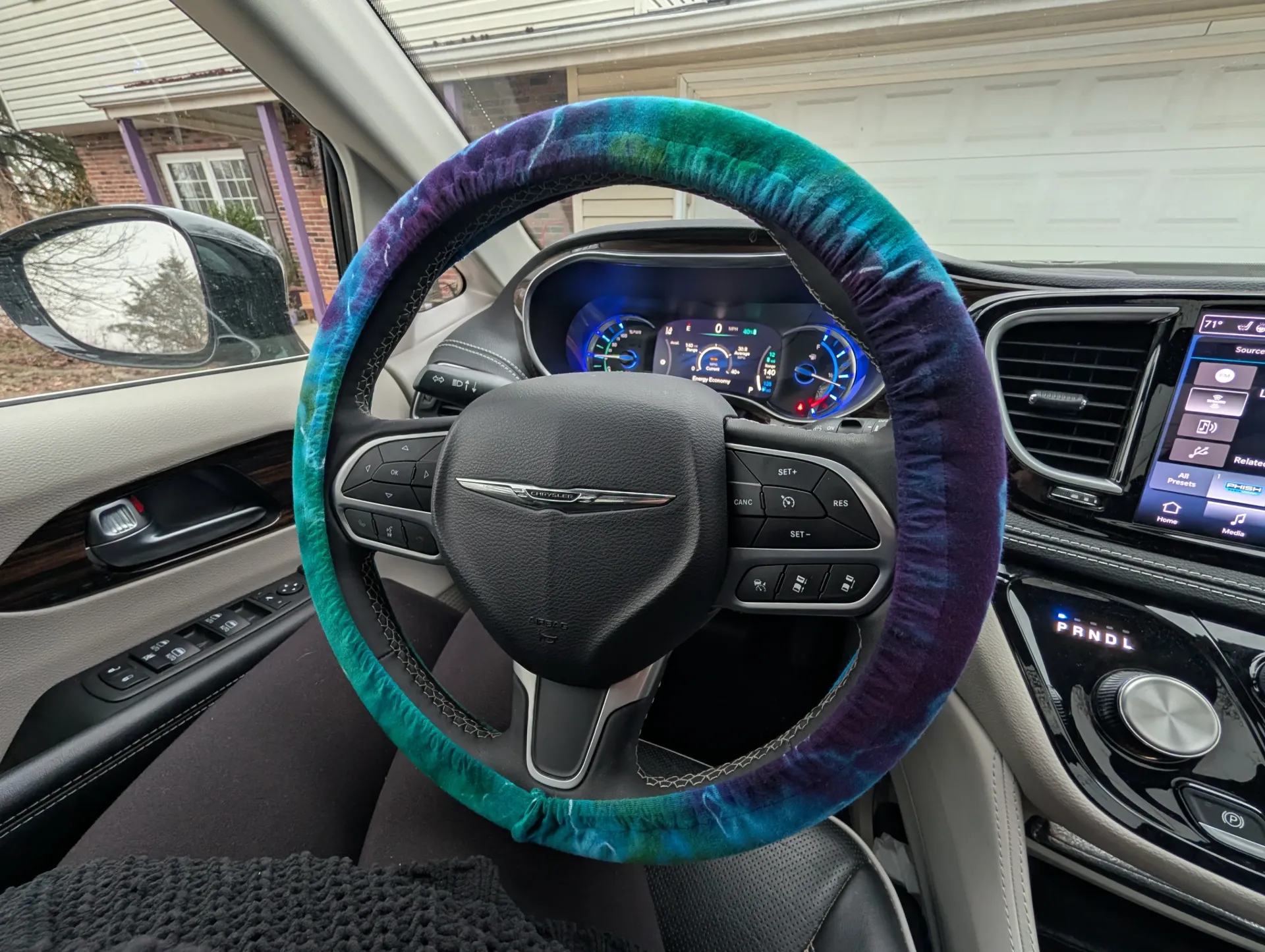 Tie Dyed Steering Wheel Cover