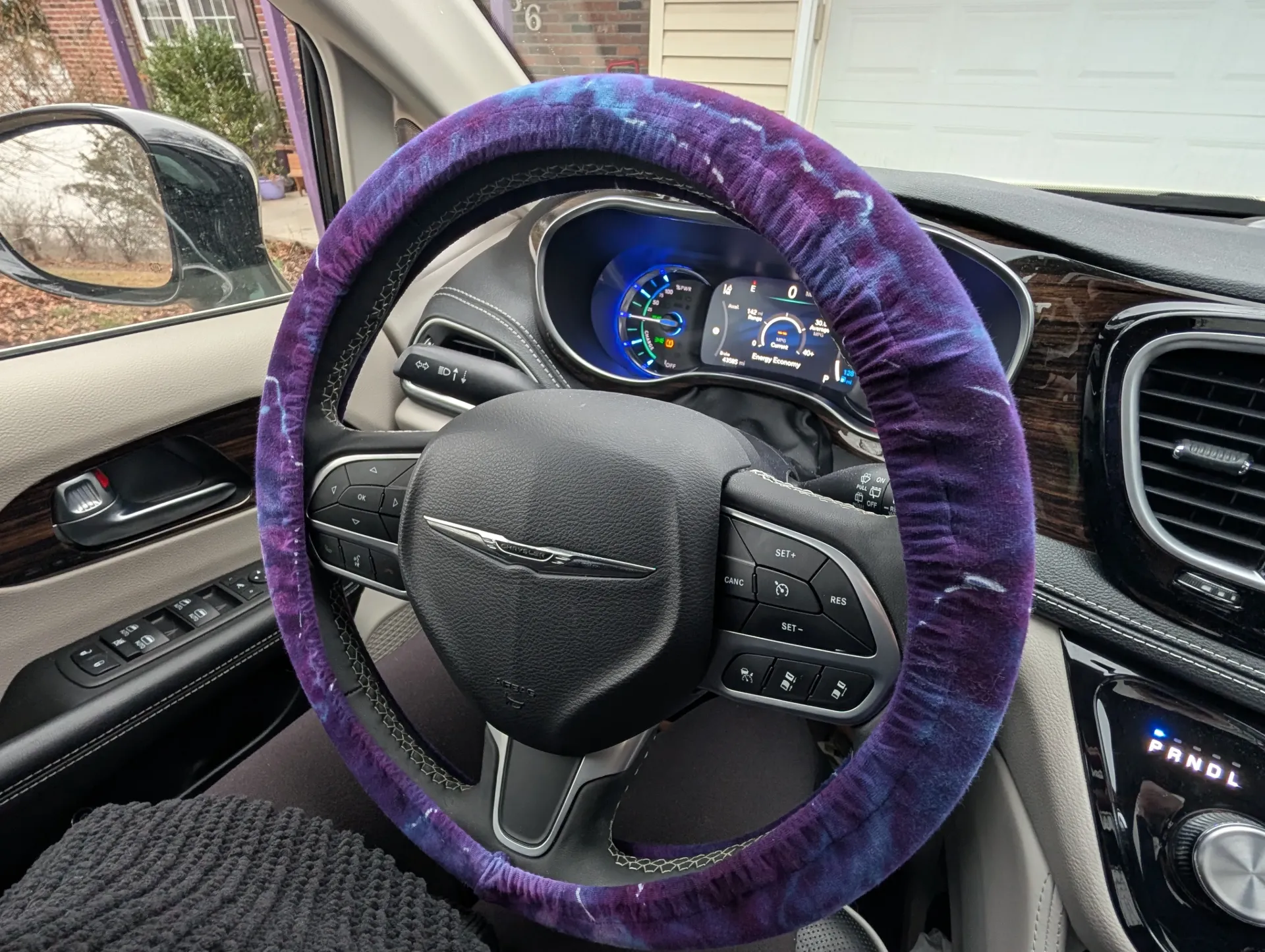 Tie Dyed Steering Wheel Cover