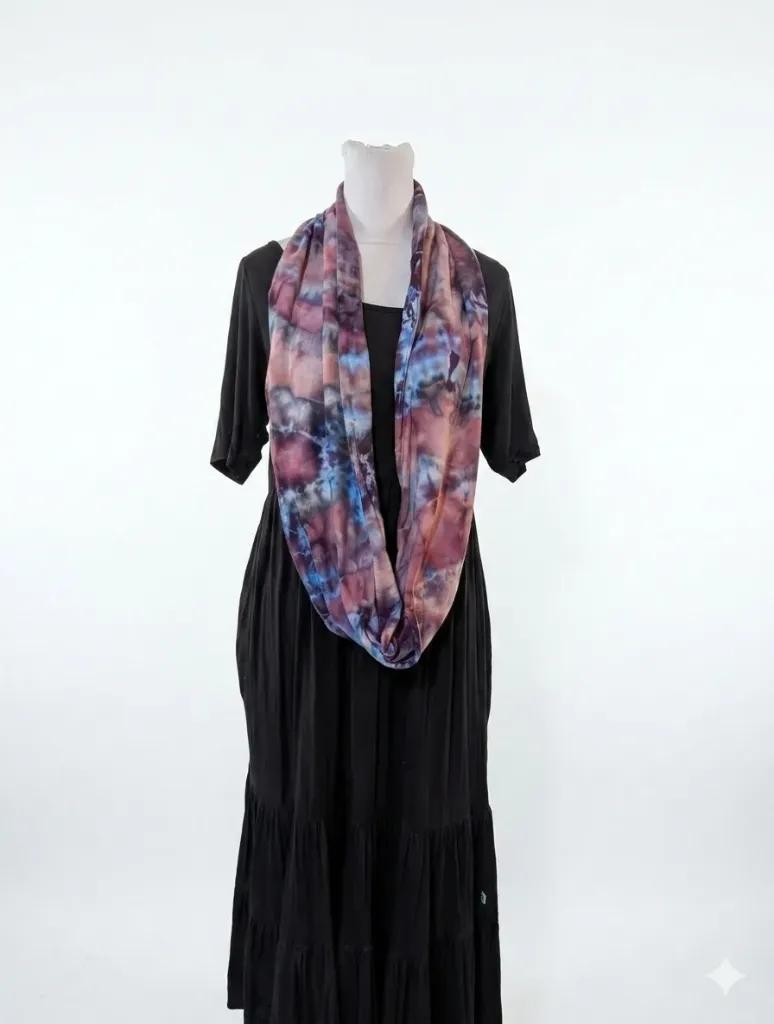 Tie Dyed Infinity Scarf