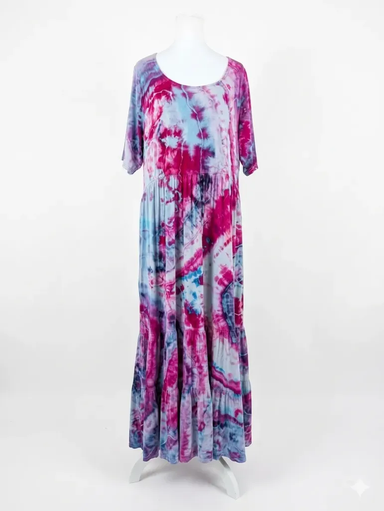 Wild Orchid Maxi Dress with Pockets