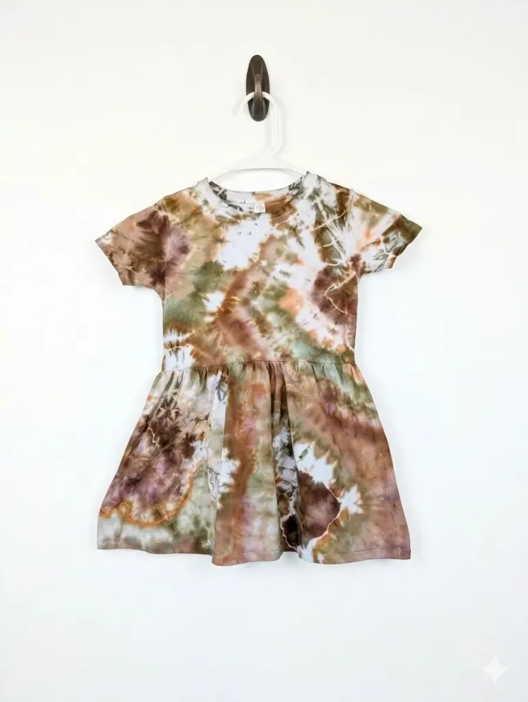 Earthy Agate Toddler Dress