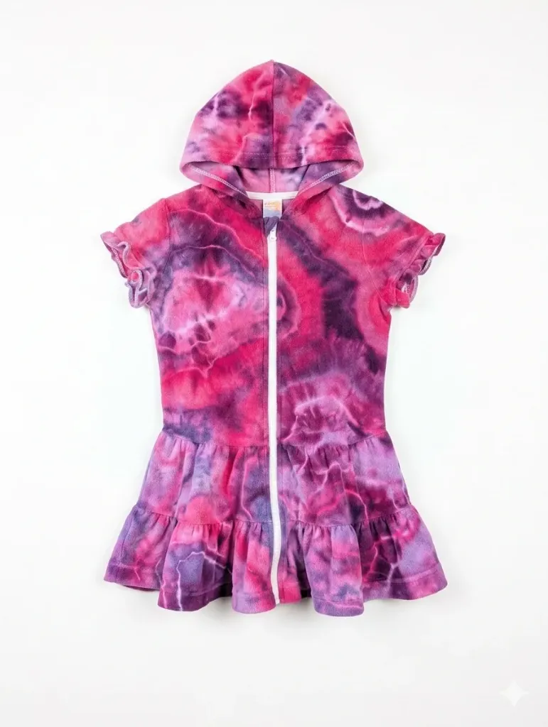 Cosmic Hibiscus Swim Cover