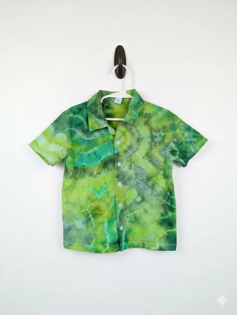 Green Dragon Button Up Shirt