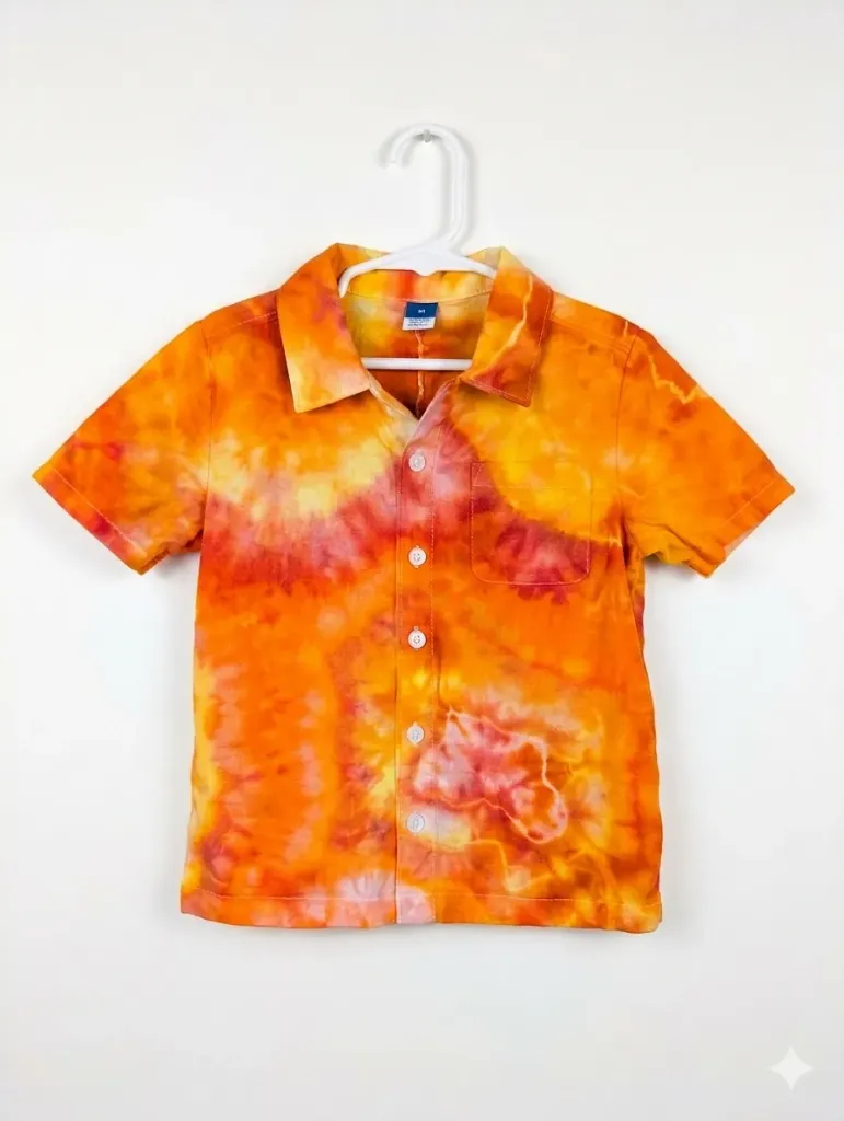Orange Crush Button Up Shirt