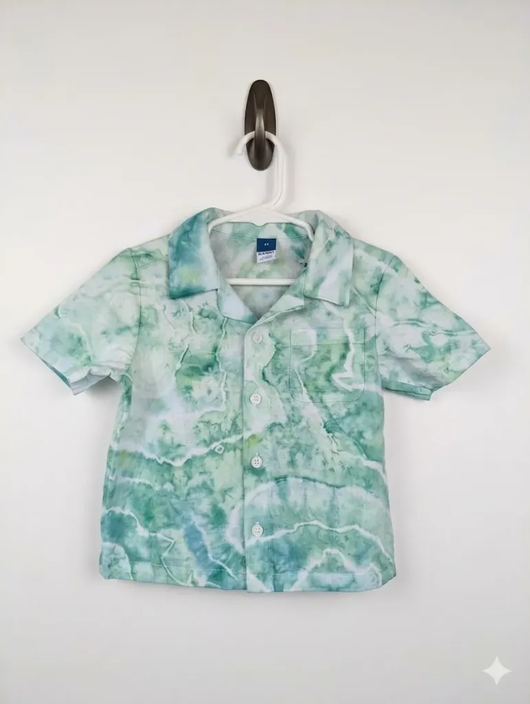 Seafoam Waters Button Up Shirt