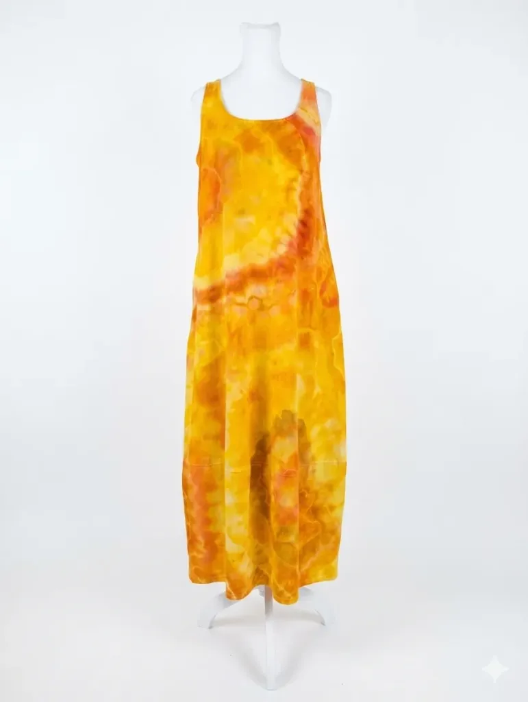 Tangerine Squeeze Tank Dress with Pockets