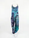 Mermaid Waters Baggy Cotton Romper with pockets