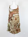 Earthy Agate Romper Dress with pockets and shorts