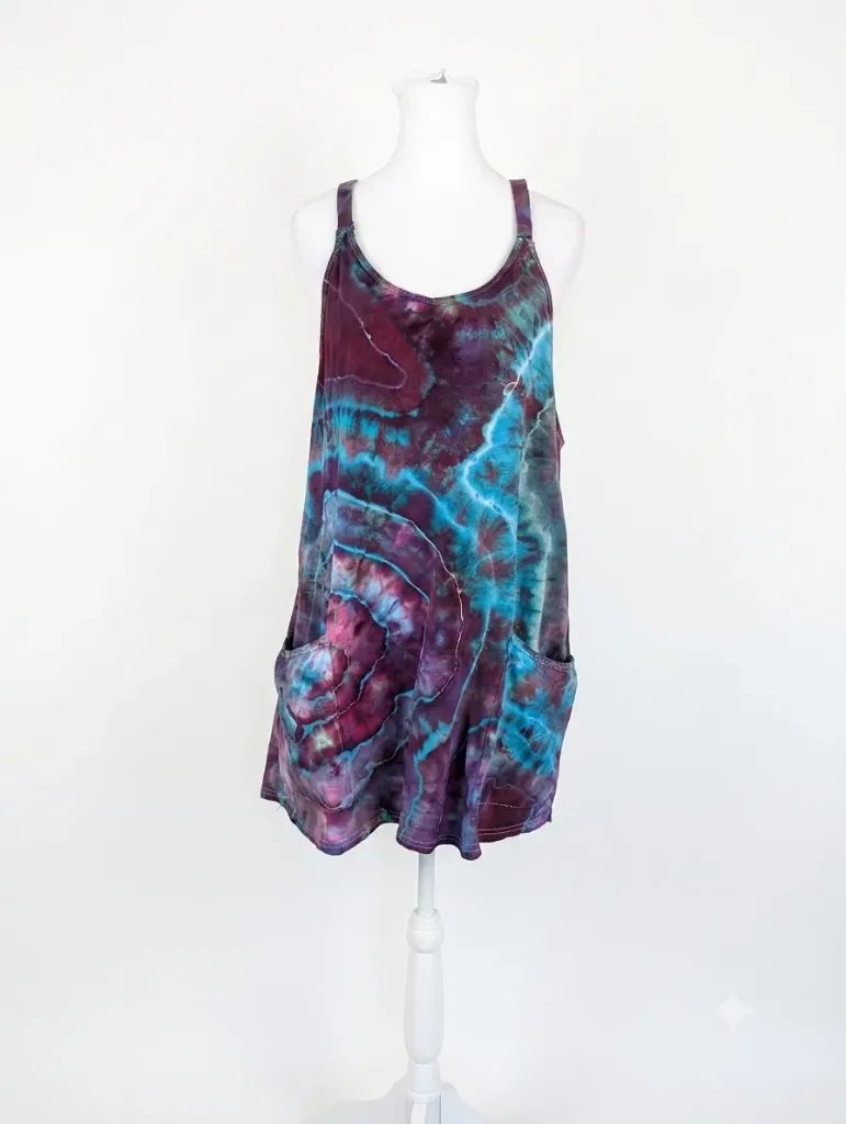 Mindbender Romper Dress with pockets and shorts