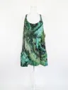 Malachite Sea  Romper Dress with pockets and shorts