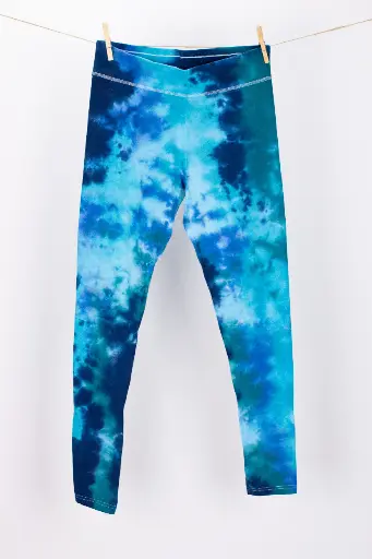 Blue Lagoon Cotton Leggings 