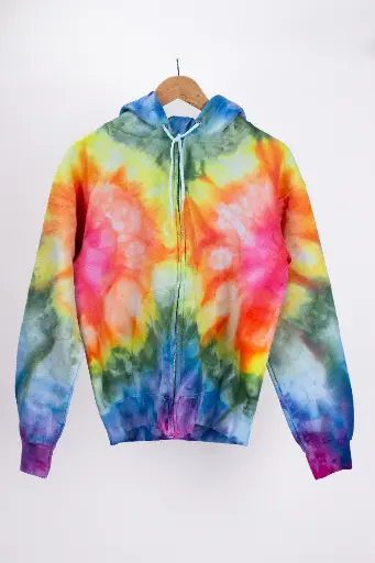 Rainbow Sky Cotton Zip-Up 