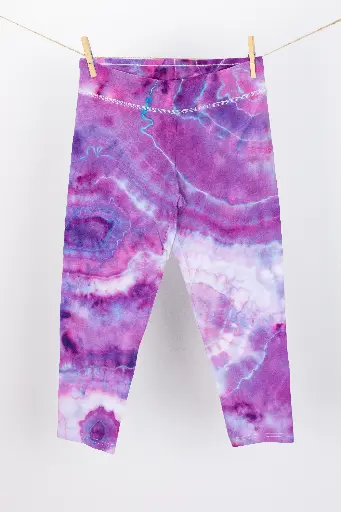 Purple Fusion Capri Leggings  