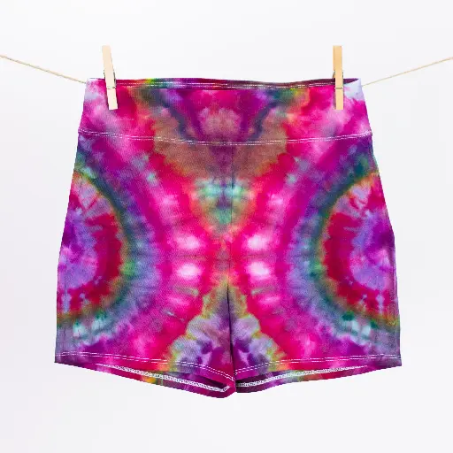 Candy Rainbow High Rise Biker Shorts