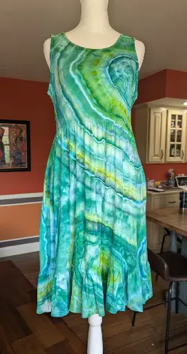 Terrapin Flow Tank Dress with Pockets  