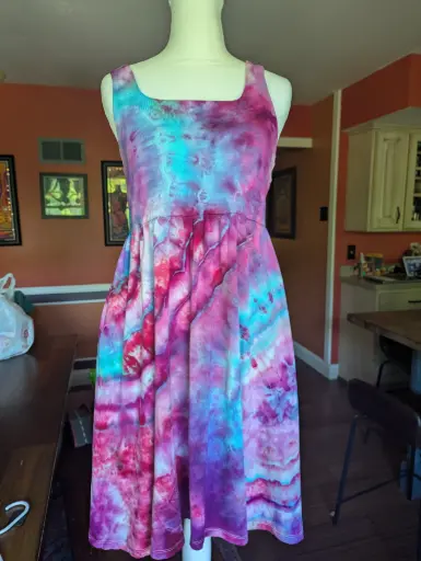 Amethyst Seas Tank Dress with Pockets  