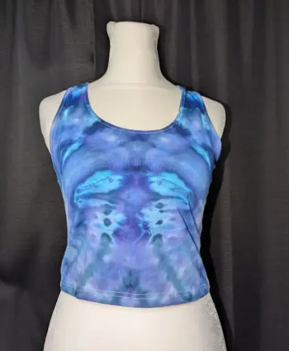 Blueberry  Skies Crop Tank   