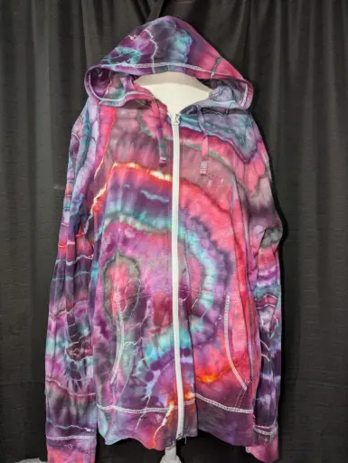 Wine and Waves Light Cotton Zip-Up 