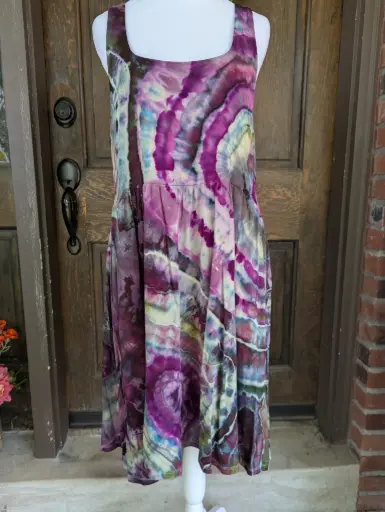 Galaxy Jam Tank Dress with Pockets 
