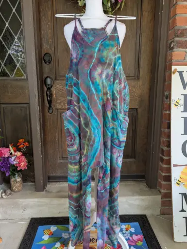Mindbender Baggy Cotton Romper with pockets 
