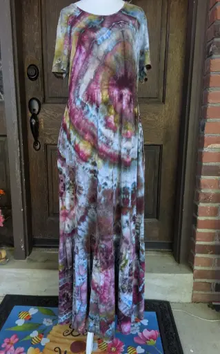 Witchy Waters Tiered Maxi Dress with Pockets 