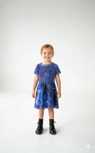 Midnight Skies Toddler Dress  